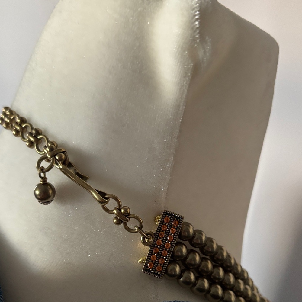 Vintage Heidi Daus Oak Leaf & Acorns Necklace - Picture 9 of 10